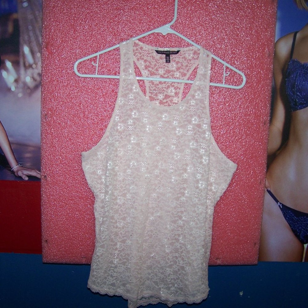 Victoria Secret lace racer back tank